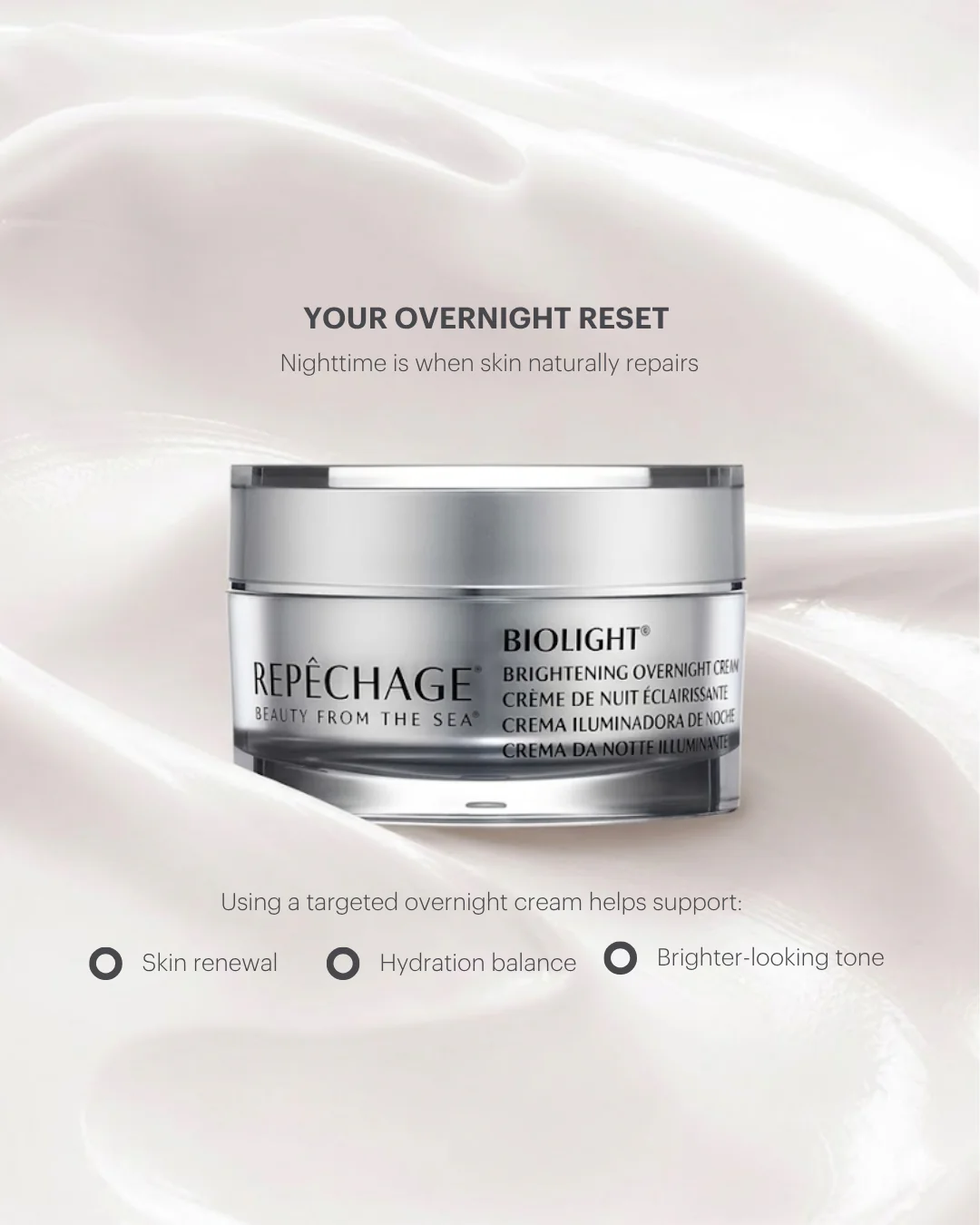 Biolight® Brightening Overnight Cream - Skin Brightening Moisturizer - Image 3