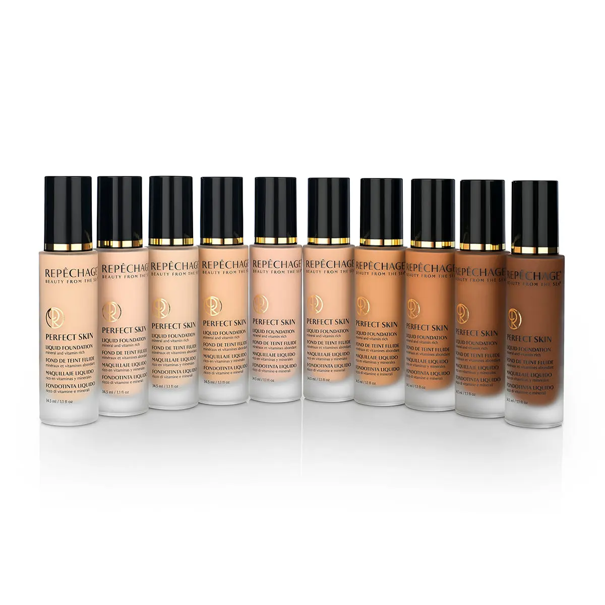 Perfect Skin Liquid Foundation - Medium Deep Tone (PS12) - Image 3